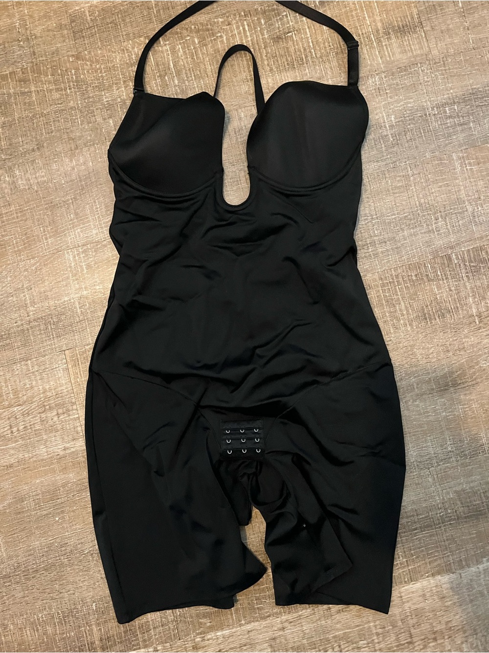 Black Shapewear Bodysuit Romper